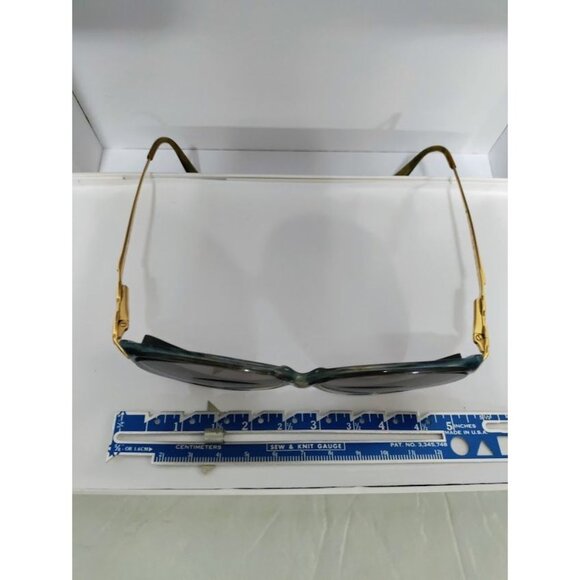 Vuillet Vega Prestige 540 Metal Frame Eyeglasses Blue/Gold with Hard Case - Picture 15 of 16